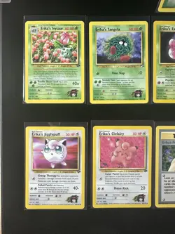 Pokemon Gym Heroes/ Challenge Erika Lot 11 Cards English ~MP/HP - Image 2