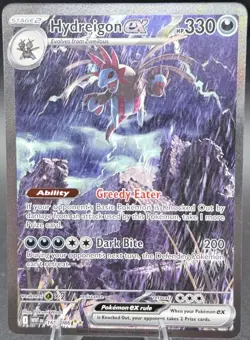 Hydreigon ex SIR 169/086 SV White Flare Holo Pokemon Card English Near Mint - Image 1