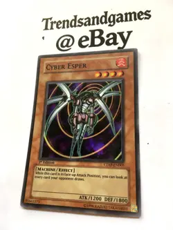 YUGIOH - CYBER ESPER - CDIP-EN005 - 1ST ED - ULTIMATE RARE - NM CYBERDARK IMPACT - Image 3