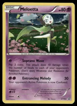 Pokemon Cards Meloetta XY193 XY Holo Promo LP - Image 1