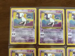 Pokemon TCG Mew Lot 8 Cards Wizards Black Star Promo #8 1999 Nintendo English - Image 2