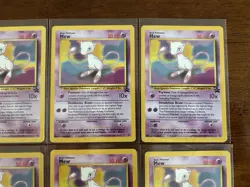 Pokemon TCG Mew Lot 8 Cards Wizards Black Star Promo #8 1999 Nintendo English - Image 3