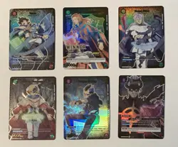 Union Arena 1* Black Clover Mixed 6 Card Lot 1 Star Alt Art Alternate L@@K One - Image 1