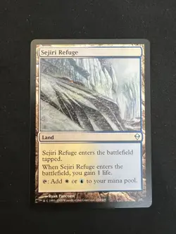 MTG Sejiri Refuge ZEN Dual Land WU 224/249 Ryan Pancoast Magic Card - Image 1