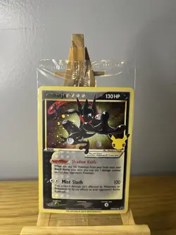 Greninja Gold Star SWSH144 Pokemon Celebrations Promo Card Sealed - Image 1
