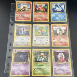 Vintage Complete Pokemon Non Holo Base Set 17-102 WOTC card collection 1999 🔥 - Image 5