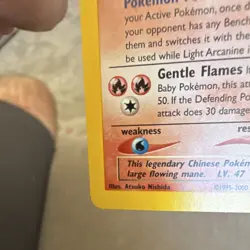Pokemon Light Arcanine 100 HP Holo 12/105 Neo Destiny Card 2000 - Image 5