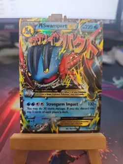 Pokemon TCG M Swampert EX Promo Card XY87 NM-/LP+ Clean! - Image 1