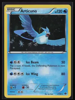 Articuno - 27/99 Next Destinies Cosmos Holo Blister Exclusives Pokemon TCG Card - Image 1