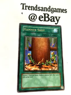 YUGIOH - HAMMER SHOT - SOD-EN038 - ULTIMATE RARE - NEAR MINT SOUL OF THE DUELIST - Image 2