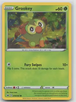 Pokemon Card Grookey - (Cosmos Holo) Promo Blister Exclusives 010/202 - Image 1