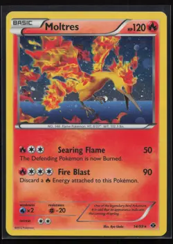Moltres - 14/99 Next Destinies Cosmos Holo Blister Exclusives Pokemon TCG Card - Image 1