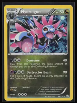 Hydreigon - 98/124 (Cosmos Holo) 098/124 Blister Exclusives Pokemon TCG Card - Image 1