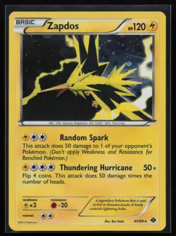 Zapdos - 41/99 (Next Destinies) Cosmos Holo Blister Exclusives Pokemon TCG Card - Image 1