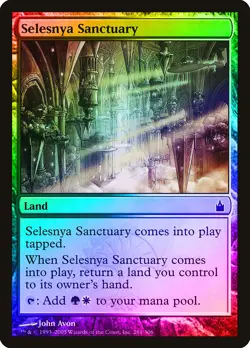 Selesnya Sanctuary FOIL Ravnica: City of Guilds HEAVILY PLD Common CARD ABUGames - Image 1