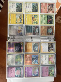 Vintage Pokemon Binder Collection 31 Pages! 500+ Cards! - Image 2
