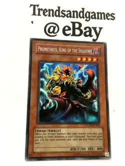 YUGIOH - PROMOTHEUS, KING OF THE SHADOWS - FOTB-EN063 - SECRET RARE - NEAR MINT - Image 2