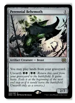 Perennial Behemoth R Commander: Outlaws of Thunder Junction 262 NM - Image 1