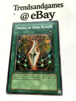 YUGIOH - SWORD OF DARK RITES - FOTB-EN067 - SECRET RARE - NEAR MINT - ENGLISH - Image 3