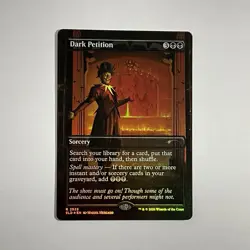 MTG Dark Petition (2525) *Foil Borderless* Secret Lair: Viva Rakdos NM - Image 1