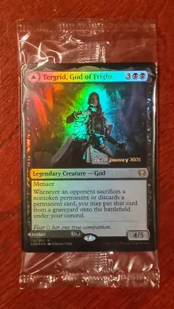 FOIL Tergrid, God of Fright / Lantern - Kaldheim Prerelease 2021 (KHM) (PRE) - Image 1