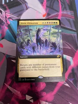 MTG - EERIE ULTIMATUM - RARE - EXTENDED ART - NM - IKO - Image 1