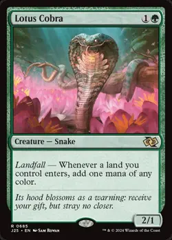 Lotus Cobra #685 (NM) Foundations Jumpstart J25 Magic MTG - Image 1