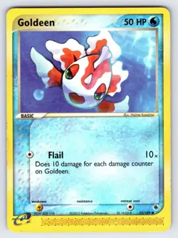 Goldeen 55/109 2003 EX Ruby & Sapphire Pokemon Card TCG e-Series Nintendo Lp/Mp - Image 1