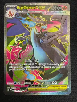 Pokemon Mega Charizard X ex Ultra Rare ME02: Phantasmal Flames 109/094 NM - Image 1