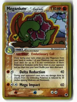 Meganium ⭐ 4/101 Delta Species Holo Rare Dragon Frontiers 2006 Pokemon LP - Image 1