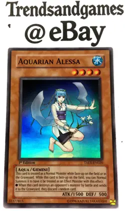 YUGIOH - AQUARIAN ALESSA - TAEV-EN020 - 1ST ED - ULTIMATE - NM - TACTICAL EVO. - Image 1