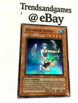 YUGIOH - AQUARIAN ALESSA - TAEV-EN020 - 1ST ED - ULTIMATE - NM - TACTICAL EVO. - Image 2