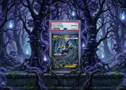 Pokemon2026 M Gengar EX SAR Signed UV Italian Artist Fancard 14 Of 33. - Image 1