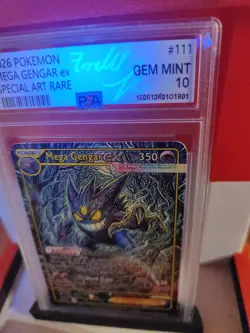 Pokemon2026 M Gengar EX SAR Signed UV Italian Artist Fancard 14 Of 33. - Image 5