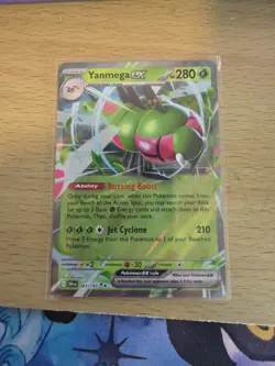 🔥2025 Pokemon Yanmega EX Full Art Holo 3/182 NM - Image 1