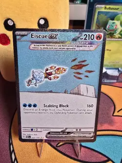 Pokemon TCG Eiscue ex 222/197 Obsidian Flames SIR Holo Rare NM 2023 - Image 1