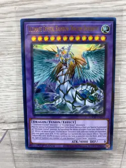 Yugioh Ultimate Crystal Rainbow Dragon Overdrive SDCB-EN042 Ultra Rare 1st Ed NM - Image 1