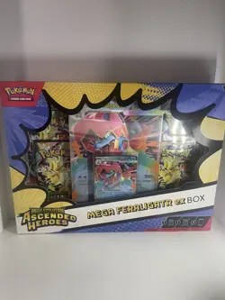 Ascended Heroes Mega Feraligtr Ex Box Pokemon TCG Mega Evolution - Image 1
