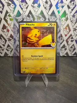 Pokemon TCG 2026 Pokemon Day 30th Anniversary Pikachu 051 Stamped Promo - Image 1