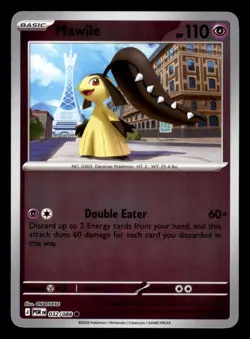 Mawile 032/088 ME03 Perfect Order Pokemon Reverse Holo Near Mint - Image 1