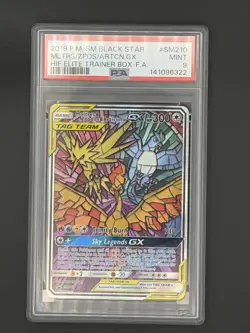 Pokemon TCG Moltres Zapdos Articuno GX SM210 Promo - Image 1