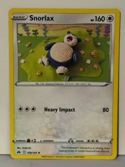 Snorlax 109/159 Crown Zenith NM Pokemon Fast Shipping - Image 1