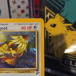Pidgeot 14/130 Holo Rare Pokemon 2000 Base Set 2 MP - Image 4