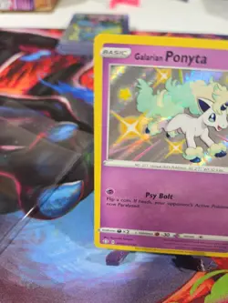 Pokemon TCG Galarian Ponyta Shining Fates SV047/SV122 Holo Shiny Holo Rare#10 - Image 5