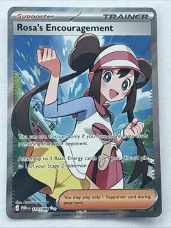 Pokemon Perfect Order - Rosa’s Encouragement 114/088 Full Art Nice Centering! - Image 1
