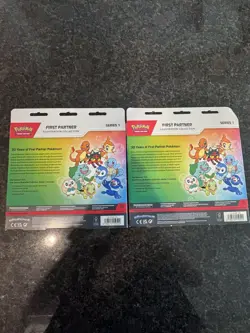 Pokemon First Partner Illustration Collection Series 1 Sealed LOT OF 2 - Image 3
