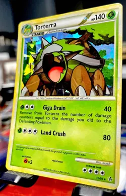 LITE BLEED ⭐ Torterra 10/95 Cracked ICE Holo Rare TCG Pokemon - LP 🔥 - Image 3