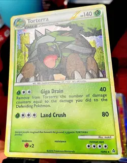 LITE BLEED ⭐ Torterra 10/95 Cracked ICE Holo Rare TCG Pokemon - LP 🔥 - Image 4