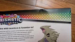 Pokemon TCG Prismatic Evolutions: Lucario Ex & Tyranitar Ex Premium Collection - Image 5