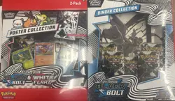 Pokemon Scarlet & Violet Black Bolt & White Flare Binder Poster 2-Pack - Image 1